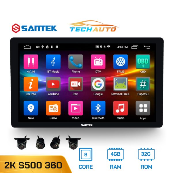 Màn Hình Android Santek 2K S500 360 Màn Hình Android Santek 2K S500 360