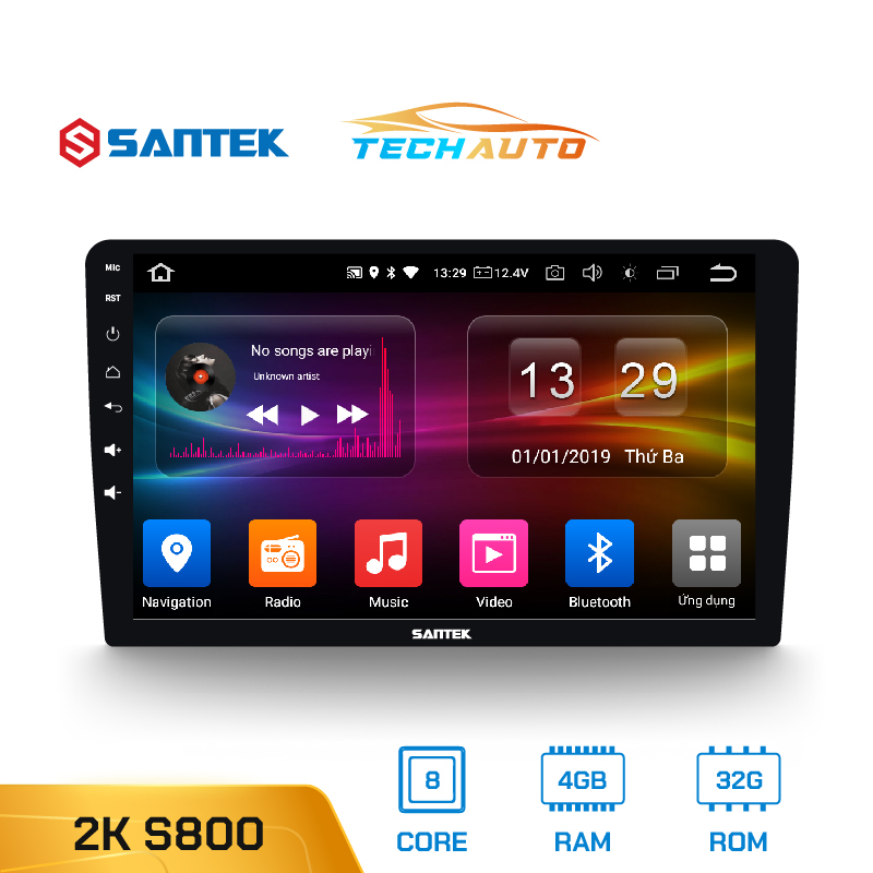 Màn Hình Android Santek 2K S800