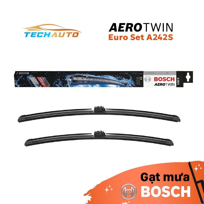 Gạt Mưa Bosch AeroTwin Euro Set A242S
