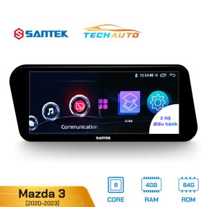 Màn Hình Android Santek Mazda 3 Hai Hệ Điều Hành