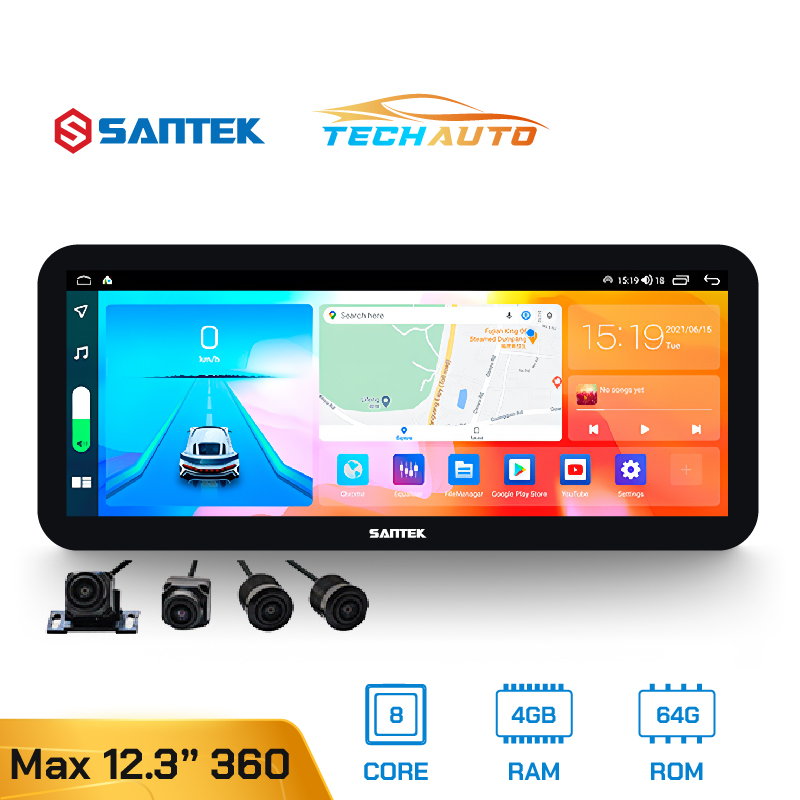 Màn Hình Android Santek MAX