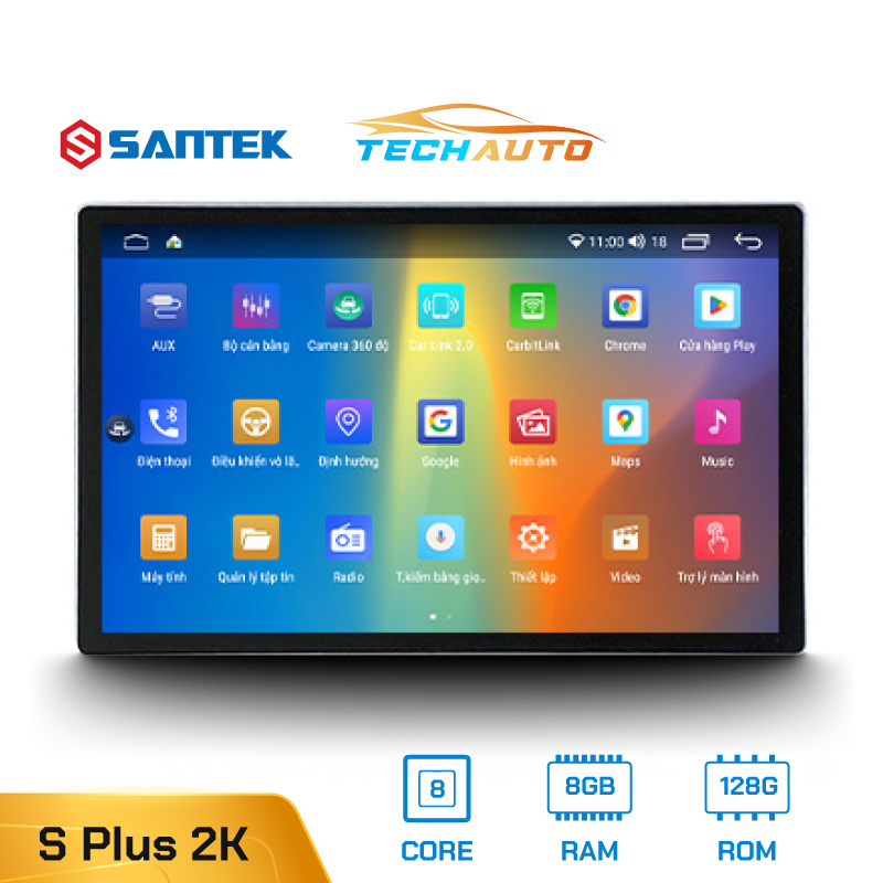 Màn Hình Android Santek S Plus 2K 360