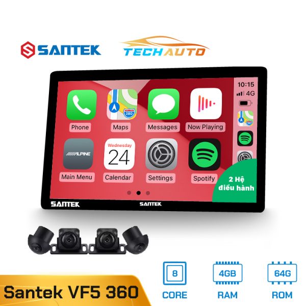 Màn Hình Android Santek VF5 Cam360 Màn Hình Android Santek VF5 Cam360