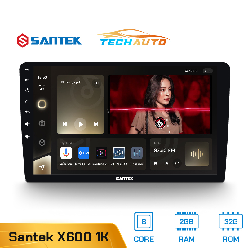 Màn Hình Android Santek X600 1K