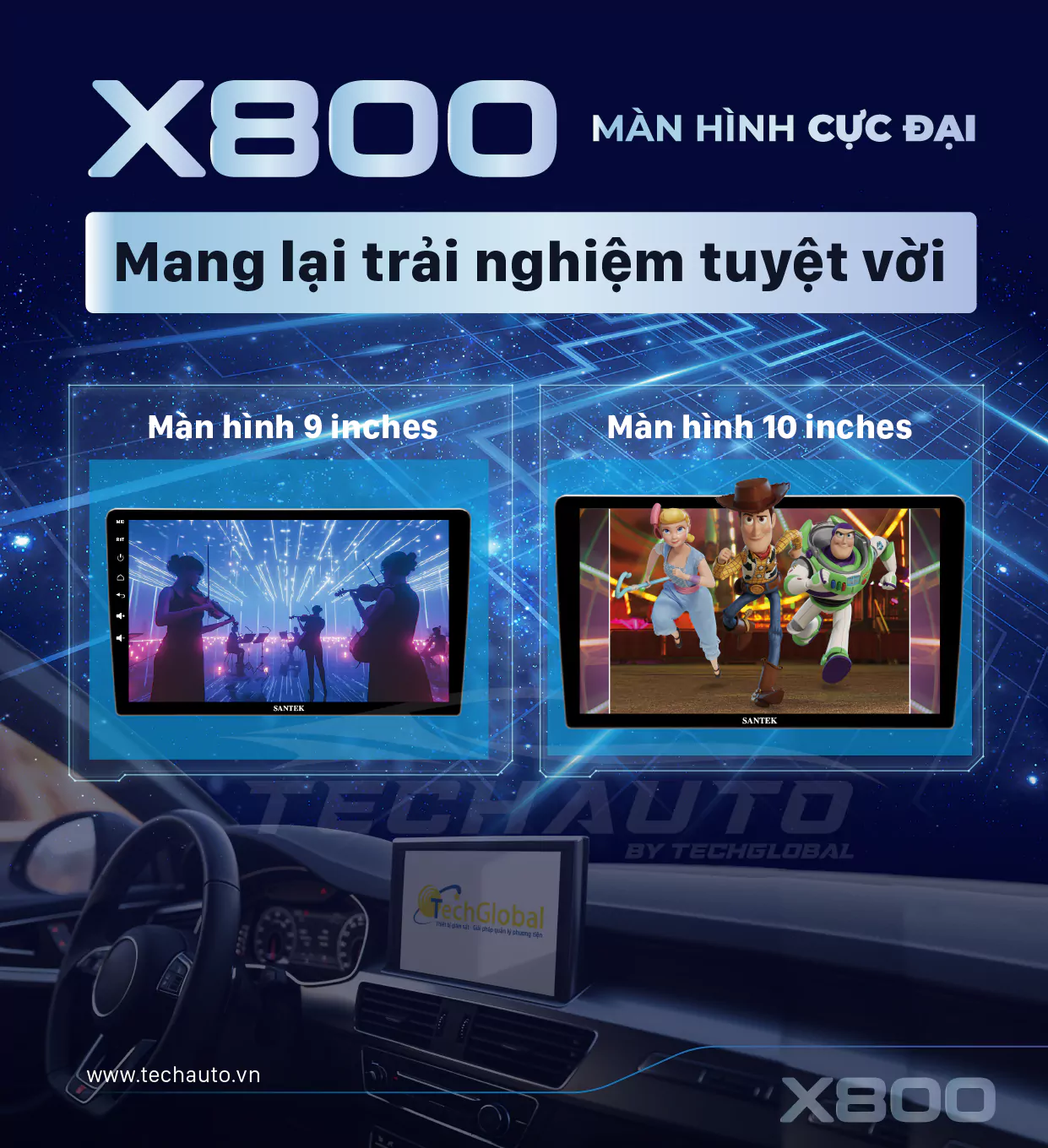Màn Hình Lớn Đầy Sắc Nét