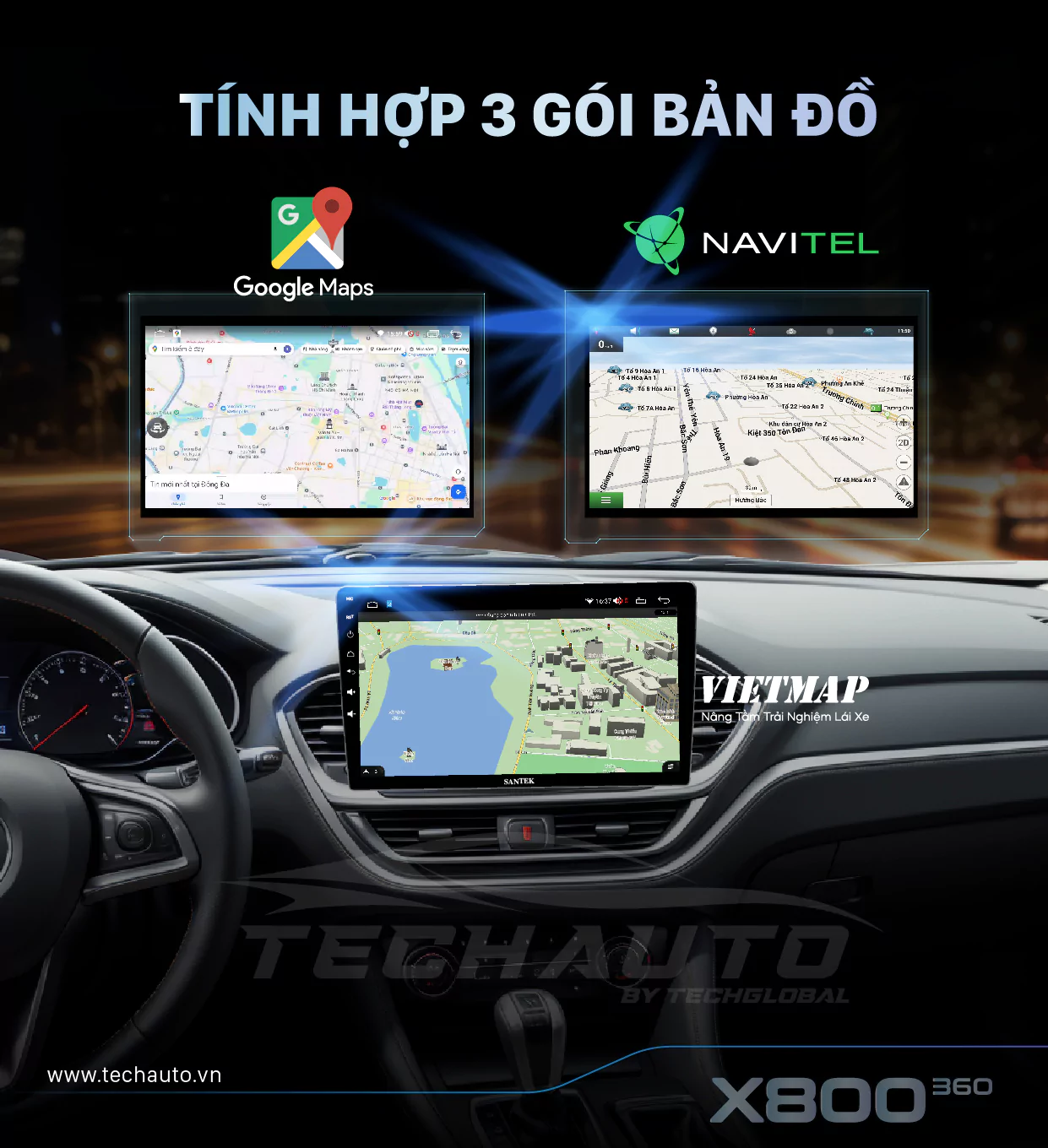 Bản đồ chỉ đường phong phú