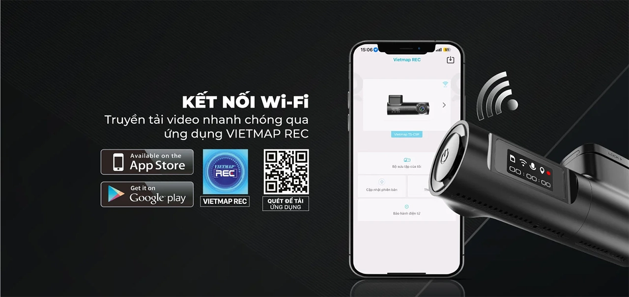 Kết Nối Wi-fi - Truyền Tải Video Dễ Dàng