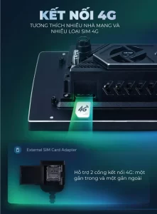 Hỗ trợ kết nối 4G