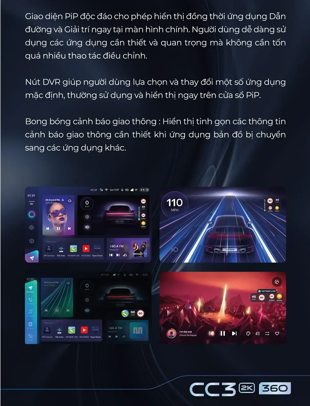 Màn Hình Android Teyes CC3 2K Cam360