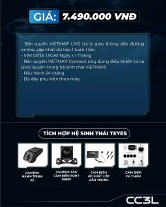 Giá bán màn hình android teyes CC3L