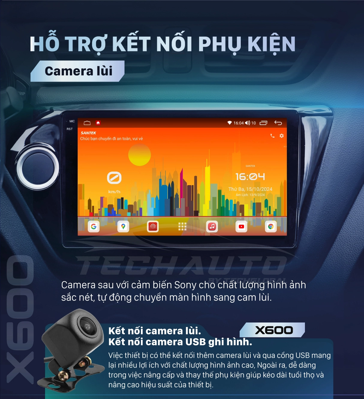 Hỗ trợ kết nối phụ kiện linh hoạt