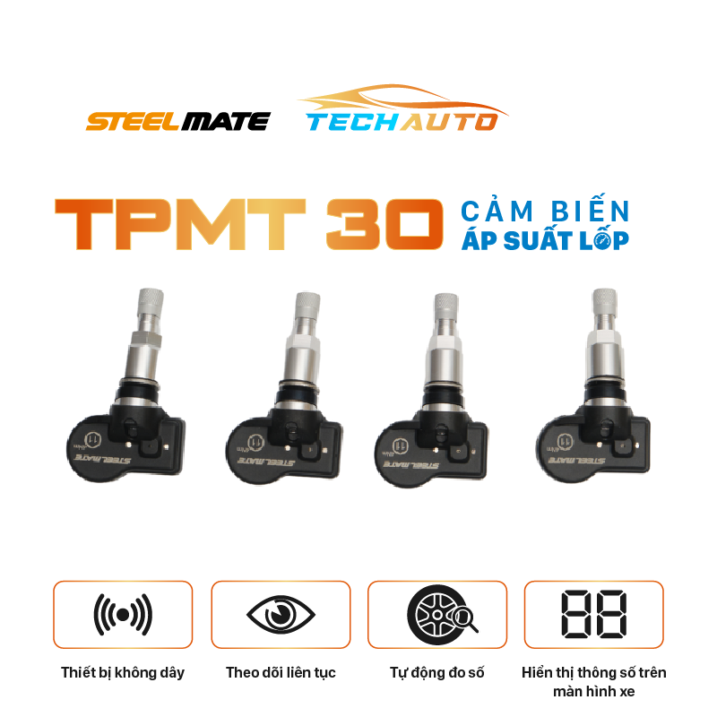 Cảm Biến Áp Suất Lốp TEELMATE TP-MT30
