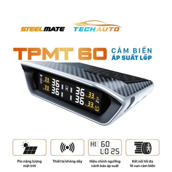 Cảm Biến Áp Suất Lốp STEELMATE TP-MT60 Cảm Biến Áp Suất Lốp STEELMATE TP-MT60
