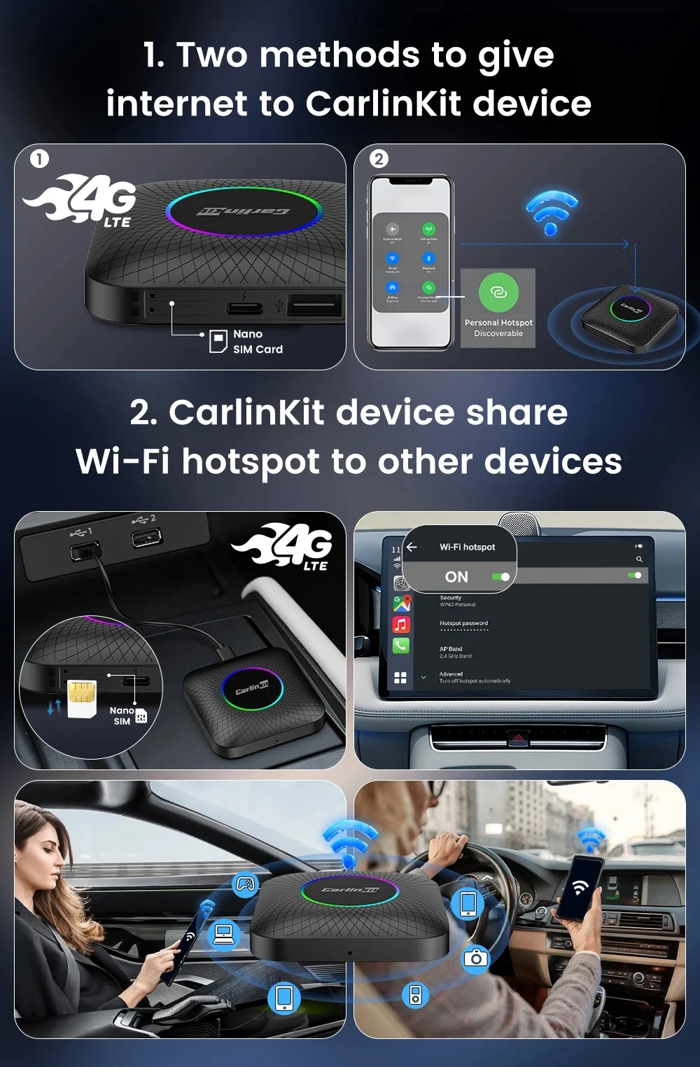 Chức Năng Chia Sẻ Kết Nối Wi-fi