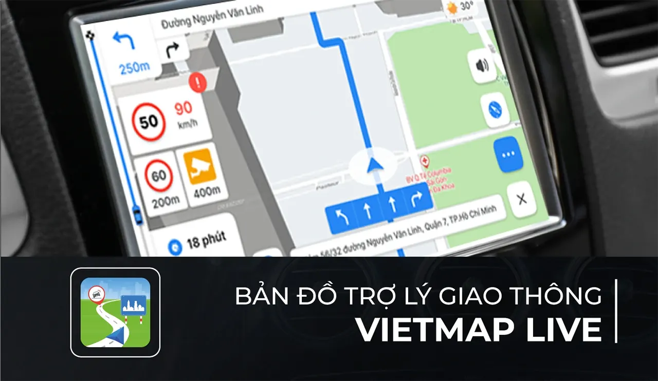 Vietmap BS10 Dẫn Đường Và Hỗ Trợ Giao Thông Với VIETMAP Live