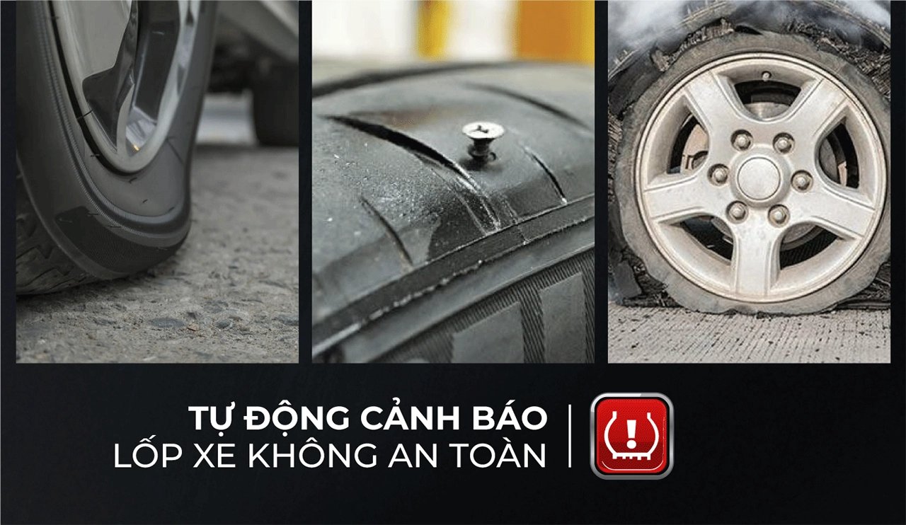 Cảnh Báo Tự Động Khi Lốp Xe Không An Toàn